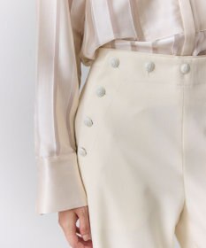 BEIGE， LAZUL / マリンボタンワイドパンツ