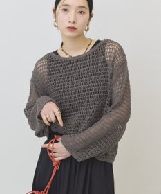 AMERICAN HOLIC 刺繍メッシュプルオーバー