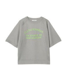 Green Parks シアーロゴニットプルオーバー