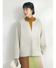 CRAFT STANDARD BOUTIQUE ニットフリースキーネックプルオーバー