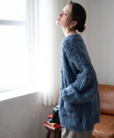 WEGO 【軽量】ブラッシュニットBIGカーディガン