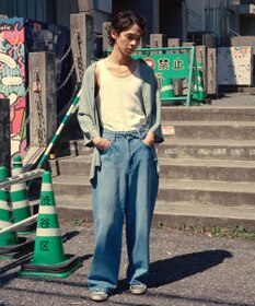 WEGO 【綿100%】リブタンクトップ