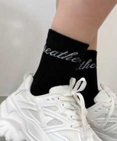 WEGO メッセージロゴソックス