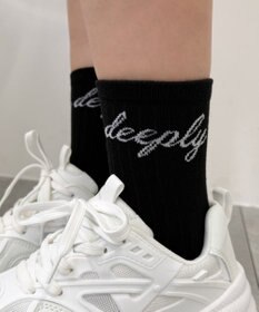 WEGO メッセージロゴソックス