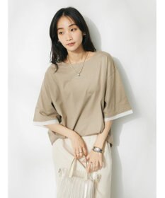 CRAFT STANDARD BOUTIQUE 【ＵＶカット】布帛切り替えプルオーバー