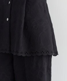YECCA VECCA 刺繍ペプラムジレ