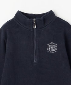 J.PRESS KIDS 【110-130cm】FRONT JIP ハーフジップトレーナー