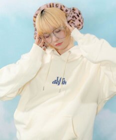 WEGO 【ユニセックス着用ITEM】ハートモチーフプルパーカー