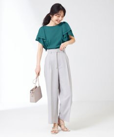 ANY SIS 【セットアップ可】ドライタッチクール ワイドパンツ