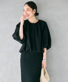 #Newans 【セレモニーにも/洗濯機可】バルーンヘムライトブルゾン​