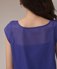 GRACE CONTINENTAL オーガンドレープトップ