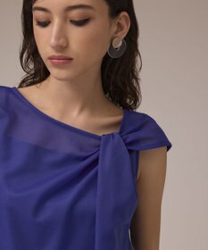 GRACE CONTINENTAL オーガンドレープトップ