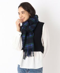 MOONBAT WEB限定【洗える】ミエル (miel) カシミヤ100％ チェックストール