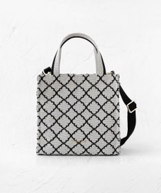 TOCCA CHECKER CLOVER EMBROIDERY MINI ミニバッグ