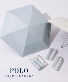 MOONBAT 【WEB限定/ 遮光率100％/遮熱/UV】POLO RALPH LAUREN（ポロ ラルフローレン）晴雨兼用日傘 ワンポイント ポロポニー レース 折りたたみ傘