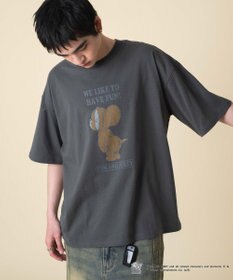 WEGO 【新柄追加/ユニセックス着用アイテム/SMLサイズ展開】TOMandJERRYグラフィックT（S）