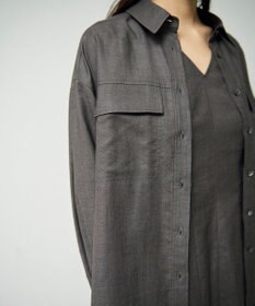 GRACE CONTINENTAL トリアセリネンオーバーシャツ