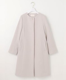 ANY SIS L ウールライクノーカラー ロングコート