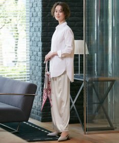 自由区 L 【洗える】C/Nyシャーティング シャツ