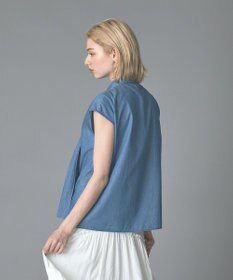 GRACE CONTINENTAL シアーデニムボウタイブラウス