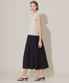 ICB L 【接触冷感・UVカット・洗える】アトラストリコット コンビドレス