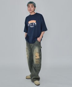 WEGO 【ユニセックス着用ITEM/MLサイズ展開】別注VISIONゴーストスケーターグラフィックT（SS）