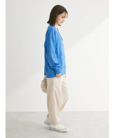 Green Parks ミニ裏毛Ｖネックカーディガン