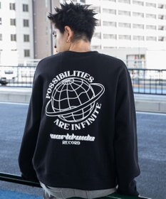 WEGO 【ユニセックス着用ITEM】リラックスフィットグラフィックプルオーバー