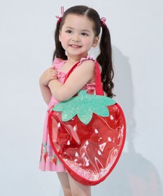 ANY KIDS クリアモチーフプールバッグ いちご