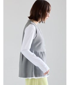 Te chichi レースペプラムベスト