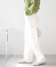 WEGO ルーズストレートデニムパンツ