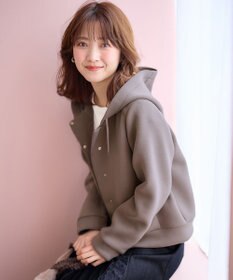 ANY SIS L 【洗える】スフレダンボール ブルゾン