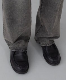 WEGO 【ユニセックス着用ITEM/ウエスト調整可】ストレートデニムパンツ