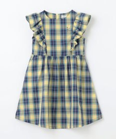 組曲 KIDS 【110-140㎝】チェックフリル ワンピース