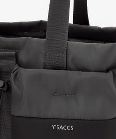 Y'SACCS ドローストリング コンビカラー2WAYトート
