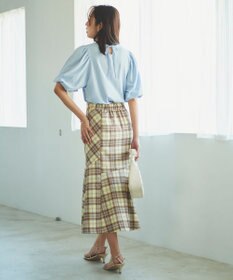 Feroux 【UVケア】バックリボンボリュームスリーブ Tシャツ