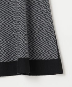 自由区 【WEB限定・マルチウェイ・洗える】ヘリンボーン柄リバーシブルニット セットアップ