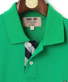 J.PRESS MEN 【KING SIZE】【大人気 / 10色展開】バックブル カノコレジメン ポロシャツ