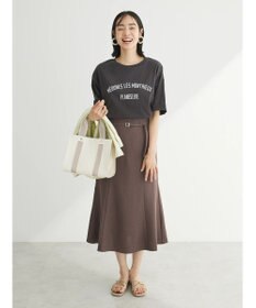 Green Parks きれシルベルト付きフレアスカート