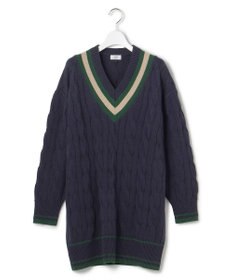 J.PRESS YORK STREET 【WOMEN】チルデンチュニック Vネックニット