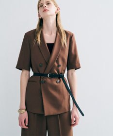 uncrave ウォッシャブルドライサップ ハーフスリーブジャケット