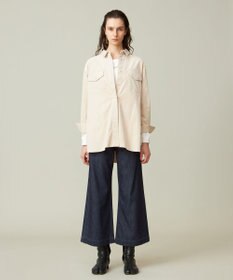 J.PRESS YORK STREET 【WOMEN】コーデュロイ ロングブラウス