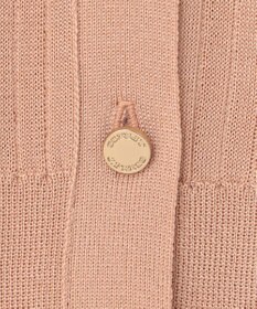 J.PRESS LADIES 【洗える・イージーケア】 SYNTHETIC BASIC ワイドリブ クルーネック カーディガン