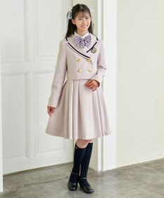 ANY KIDS リボン刺繍ハイソックス