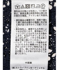 earth music&ecology 裾レース透かしニットプルオーバー