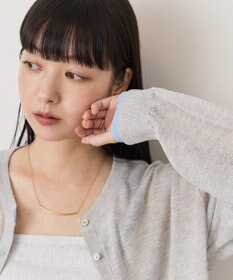 AMERICAN HOLIC シアー配色ニットカーディガン
