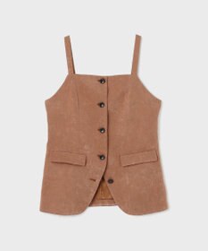 GRACE CONTINENTAL クラッシュサテンキャミトップ