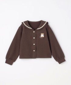 ANY KIDS 【チョコレート シリーズ】セーラー スナップボタン カーディガン