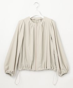 #Newans 【UVカット/撥水/接触冷感】ギャザーブラウス ラッシュガード