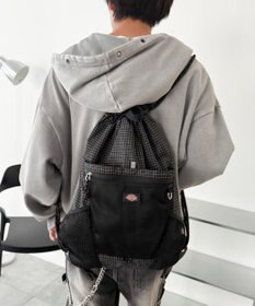 WEGO 【ユニセックス着用ITEM】別注Dickiesメッシュポケットナップサック